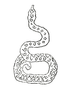 Serpent Drawing Vinyl Car Decal Sticker – Waterproof & UV-Resistant Serpent Drawing Vinyl Car Decal Sticker – Waterproof & UV-Resistant