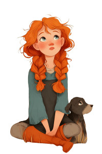 Red-Haired Girl V5 Vinyl Car Decal Sticker – Waterproof & UV-Resistant Red-Haired Girl V5 Vinyl Car Decal Sticker – Waterproof & UV-Resistant