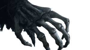 Skeletal Hand Clutching Vinyl Car Decal Sticker – Waterproof & UV-Resistant 
