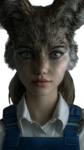 Fantasy Fox Woman V5 Vinyl Car Decal Sticker – Waterproof & UV-Resistant 