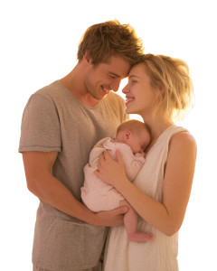 Futuristic Family Moment Vinyl Car Decal Sticker – Waterproof & UV-Resistant 