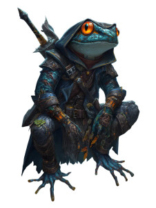 Fantasy Frog Rogue V2 Vinyl Car Decal Sticker – Waterproof & UV-Resistant 