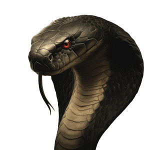 Cobra Snake Vinyl Car Decal Sticker – Waterproof & UV-Resistant 