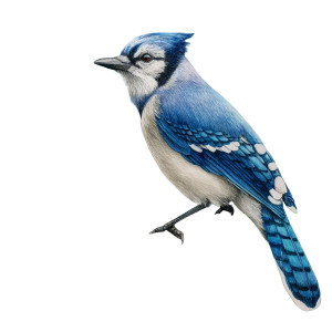 Blue Jay Vinyl Car Decal Sticker – Waterproof & UV-Resistant Blue Jay Vinyl Car Decal Sticker – Waterproof & UV-Resistant