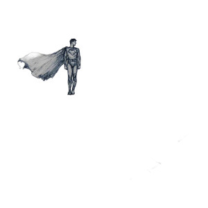 Superman Over City Vinyl Car Decal Sticker – Waterproof & UV-Resistant 