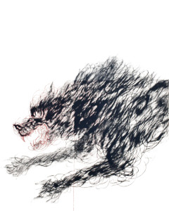 The Barghest Lurks Vinyl Car Decal Sticker – Waterproof & UV-Resistant 