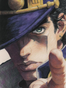 Jotaro Kujo Vinyl Car Decal Sticker – Waterproof & UV-Resistant 