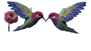 Ethereal Glass Birds Vinyl Car Decal Sticker – Waterproof & UV-Resistant 