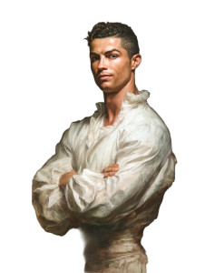 Renaissance Ronaldo Vinyl Car Decal Sticker – Waterproof & UV-Resistant 
