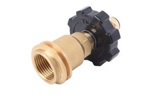Flame King Propane Adapter Fitting POL01JT002 POL Prest-O-Lite To QCC1/Type 1 Adapter; Brass