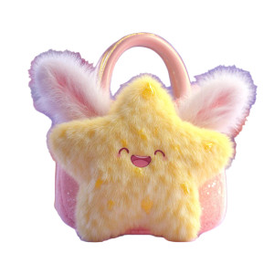 Plush Star Bag Vinyl Car Decal Sticker – Waterproof & UV-Resistant 