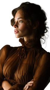 Hyperrealistic Model Portrait Vinyl Car Decal Sticker – Waterproof & UV-Resistant 