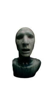 Scary Robot Face Vinyl Car Decal Sticker – Waterproof & UV-Resistant 