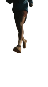 Trail Runner'S Feet Vinyl Car Decal Sticker – Waterproof & UV-Resistant 