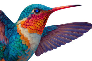 Colorful Hummingbird Fantasy Vinyl Car Decal Sticker – Waterproof & UV-Resistant Colorful Hummingbird Fantasy Vinyl Car Decal Sticker – Waterproof & UV-Resistant