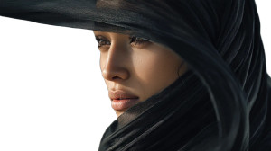 Arabic Woman Portrait Vinyl Car Decal Sticker – Waterproof & UV-Resistant Arabic Woman Portrait Vinyl Car Decal Sticker – Waterproof & UV-Resistant