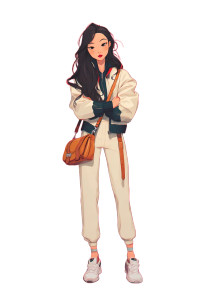 Anime Mulan Lookalike Vinyl Car Decal Sticker – Waterproof & UV-Resistant 