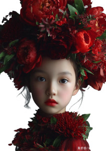 Floral Crown Girl Vinyl Car Decal Sticker – Waterproof & UV-Resistant 