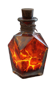 Lava Potion Vinyl Car Decal Sticker – Waterproof & UV-Resistant Lava Potion Vinyl Car Decal Sticker – Waterproof & UV-Resistant
