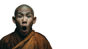 Surprised Monk Vinyl Car Decal Sticker – Waterproof & UV-Resistant Surprised Monk Vinyl Car Decal Sticker – Waterproof & UV-Resistant