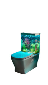 Aquarium Toilet Vinyl Car Decal Sticker – Waterproof & UV-Resistant Aquarium Toilet Vinyl Car Decal Sticker – Waterproof & UV-Resistant