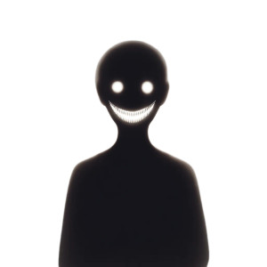 Terrifying Shadow Silhouette Vinyl Car Decal Sticker – Waterproof & UV-Resistant 