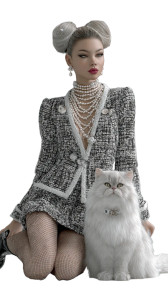 Glamorous Persian Cat Vinyl Car Decal Sticker – Waterproof & UV-Resistant 