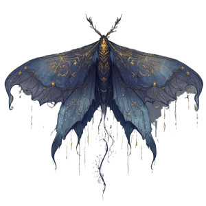 Celestial Moth Vinyl Car Decal Sticker – Waterproof & UV-Resistant Celestial Moth Vinyl Car Decal Sticker – Waterproof & UV-Resistant