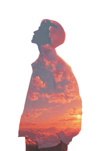 Vaporwave Asian Silhouette Vinyl Car Decal Sticker – Waterproof & UV-Resistant 