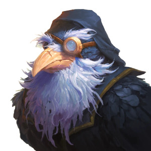 Old Crow Wizard Vinyl Car Decal Sticker – Waterproof & UV-Resistant Old Crow Wizard Vinyl Car Decal Sticker – Waterproof & UV-Resistant