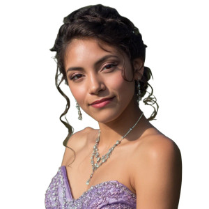 Quinceañera Portrait Vinyl Car Decal Sticker – Waterproof & UV-Resistant Quinceañera Portrait Vinyl Car Decal Sticker – Waterproof & UV-Resistant