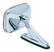 Classic Series Chrome Manual Mirror | Aftermarket Replacement for Safer and Comfortable Driving