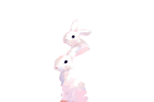 Whimsical Wildflowers Bunnies Vinyl Car Decal Sticker – Waterproof & UV-Resistant Whimsical Wildflowers Bunnies Vinyl Car Decal Sticker – Waterproof & UV-Resistant