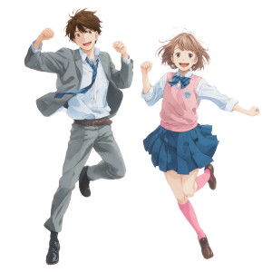 Anime School Duo V2 Vinyl Car Decal Sticker – Waterproof & UV-Resistant 