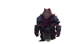 Armored Toad Warrior V2 Vinyl Car Decal Sticker – Waterproof & UV-Resistant 