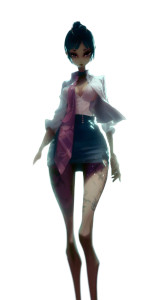 Stylish Mosquito Lady Vinyl Car Decal Sticker – Waterproof & UV-Resistant 