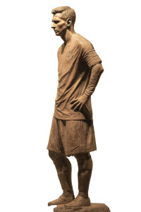 Messi Statue Vinyl Car Decal Sticker – Waterproof & UV-Resistant 