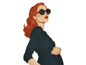 Vintage Pregnant Beauty Vinyl Car Decal Sticker – Waterproof & UV-Resistant  Vintage Pregnant Beauty Vinyl Car Decal Sticker – Waterproof & UV-Resistant