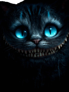 Dark Cheshire Cat Vinyl Car Decal Sticker – Waterproof & UV-Resistant 