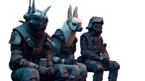 Cybernetic Llama Guardians Vinyl Car Decal Sticker – Waterproof & UV-Resistant Cybernetic Llama Guardians Vinyl Car Decal Sticker – Waterproof & UV-Resistant