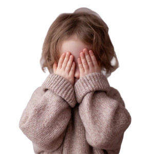 Shy Child Vinyl Car Decal Sticker – Waterproof & UV-Resistant 