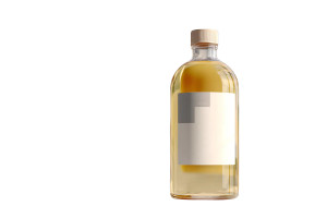 Glass Bottle Mockup Vinyl Car Decal Sticker – Waterproof & UV-Resistant 