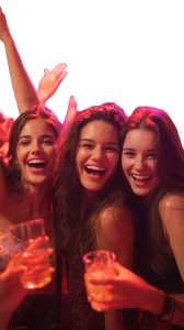 Latina Women Celebrating Vinyl Car Decal Sticker – Waterproof & UV-Resistant 