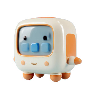 Space Satellite Toy Vinyl Car Decal Sticker – Waterproof & UV-Resistant 