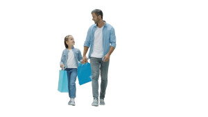 Father And Daughter V23 Vinyl Car Decal Sticker – Waterproof & UV-Resistant 