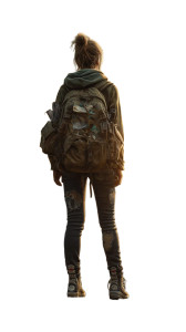 Hopeful Survivor V2 Vinyl Car Decal Sticker – Waterproof & UV-Resistant 