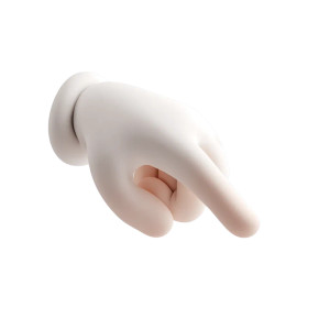 Cartoon Clay Hand Vinyl Car Decal Sticker – Waterproof & UV-Resistant 