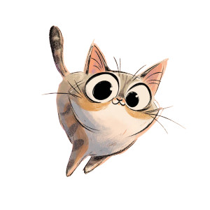 Cute Cartoon Cat V15 Vinyl Car Decal Sticker – Waterproof & UV-Resistant 