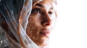 Transparent Arab Woman Vinyl Car Decal Sticker – Waterproof & UV-Resistant 