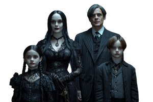 Gothic Family Portrait Vinyl Car Decal Sticker – Waterproof & UV-Resistant 